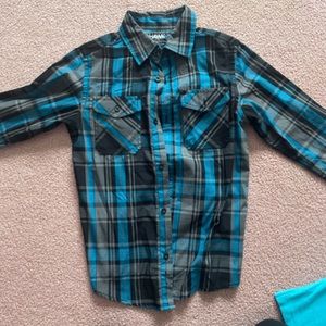 Button up boys shirt